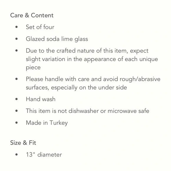 LAST SET💎Adley Kelly glass chargers / plates - Picture 9 of 11